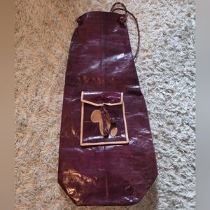Large Leather African Satchel Backpack Duffle Bag